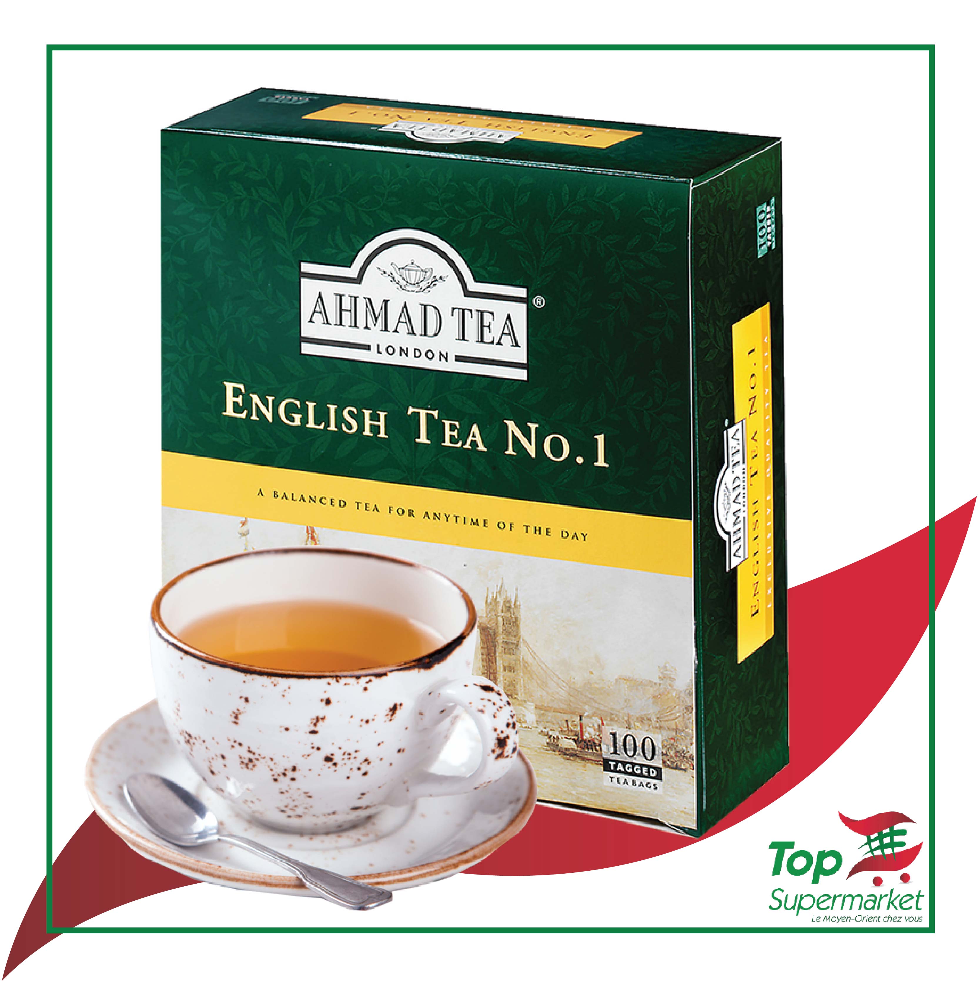 Ahmad Tea English Tea x100 Sachets
